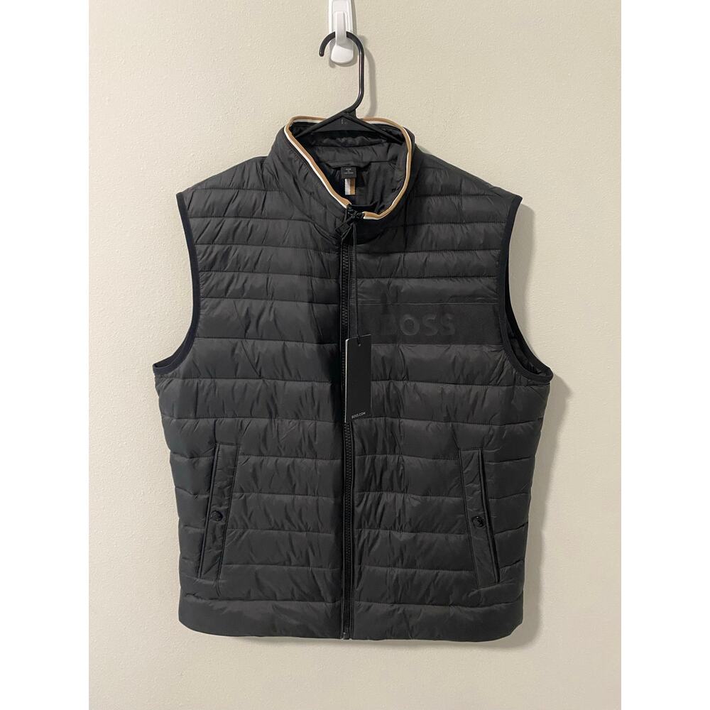 New Hugo Boss Darolan Vest Men's EU 50 US 40 (L) Full Zip Layering Vest New